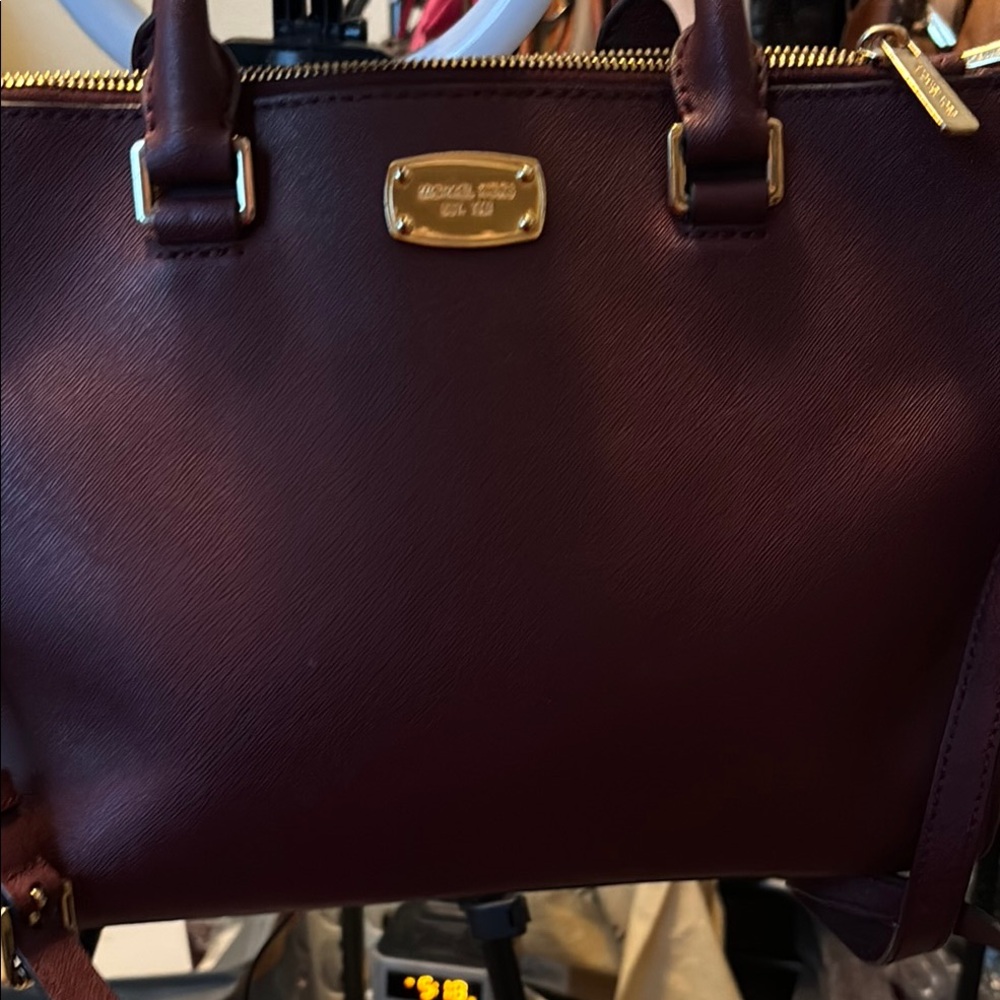 Michael Kors Burgundy Handbag